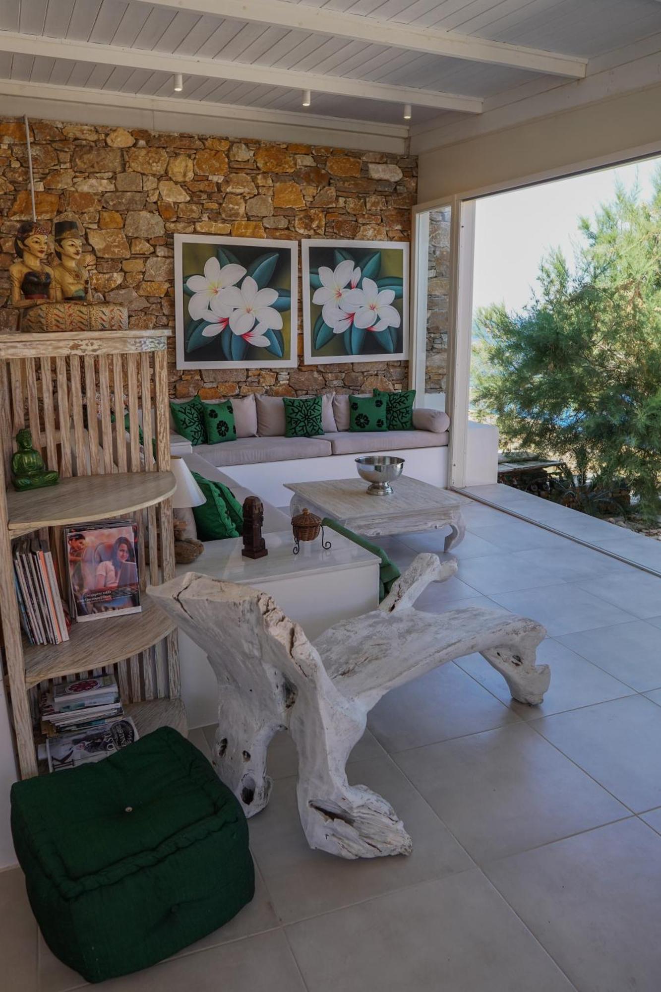 Villa Zen Dans Le Bleu Ermoupoli Ngoại thất bức ảnh