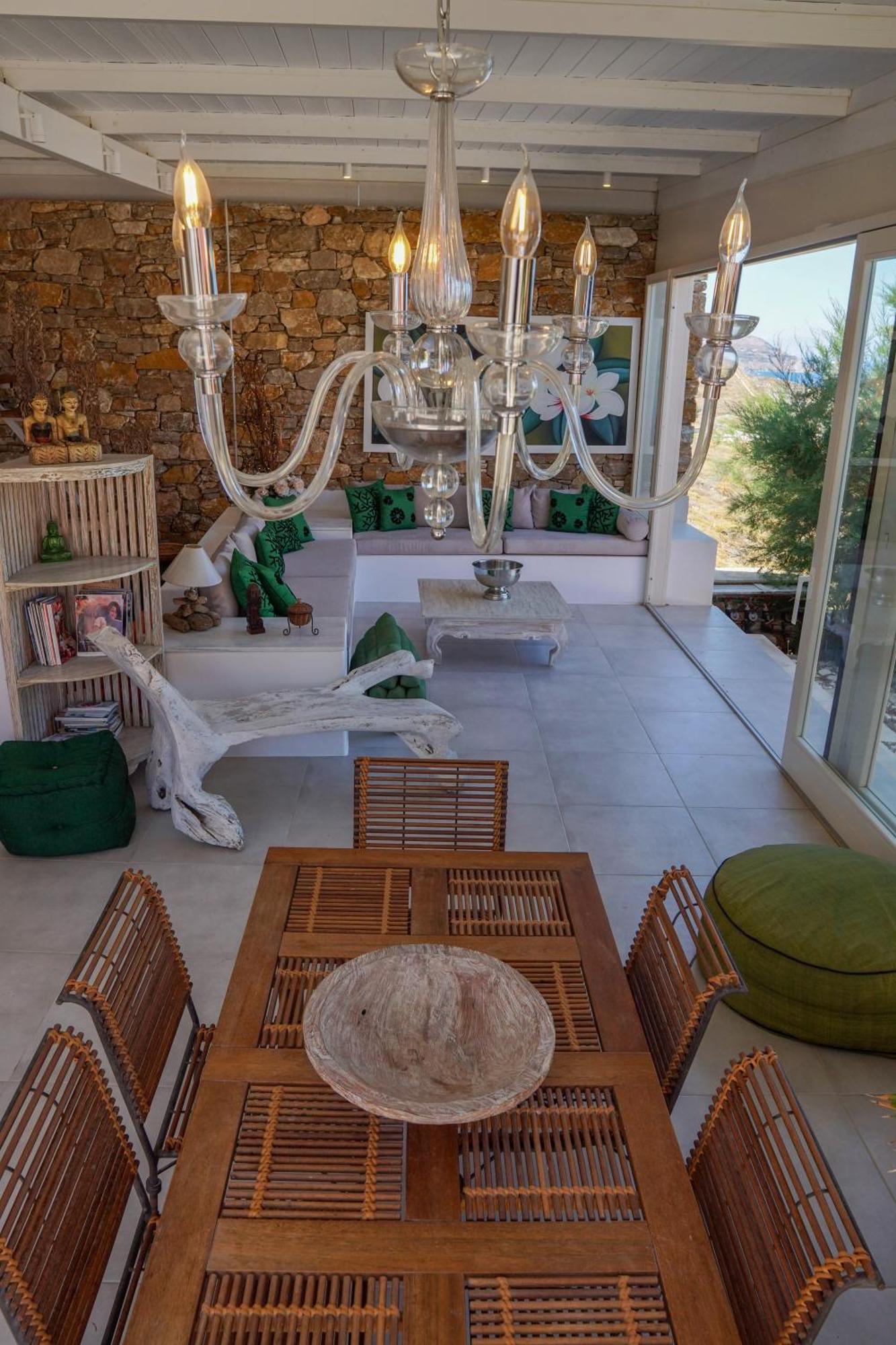 Villa Zen Dans Le Bleu Ermoupoli Ngoại thất bức ảnh
