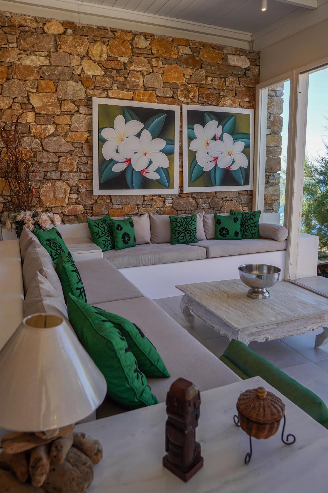 Villa Zen Dans Le Bleu Ermoupoli Ngoại thất bức ảnh